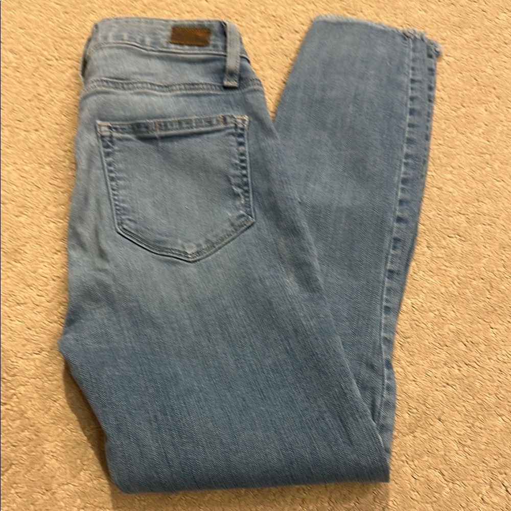 Paige Margot crop Women's Light Blue Jeans size 24